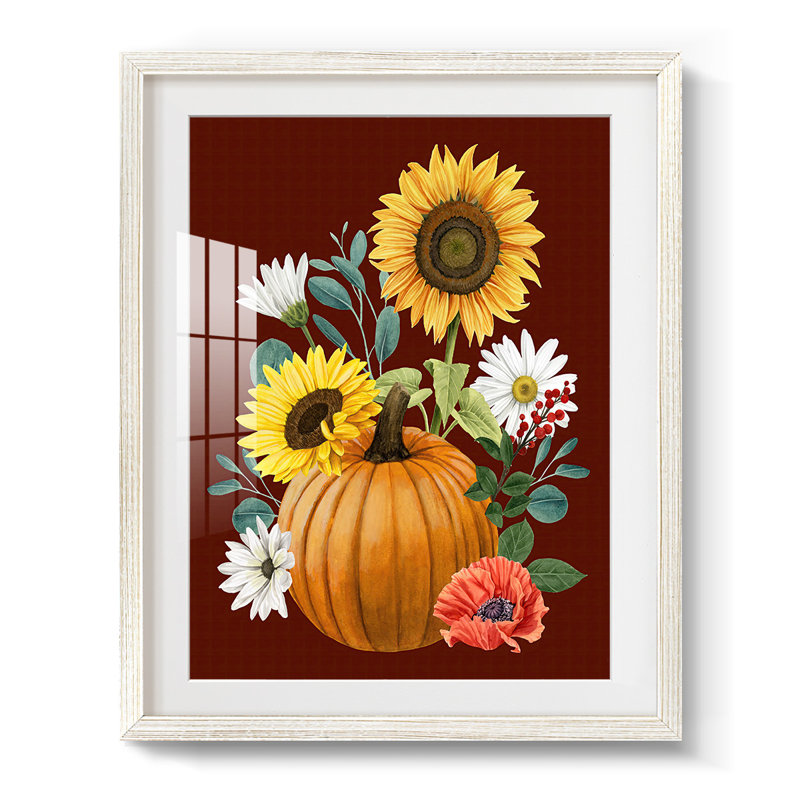 «Beautiful Fall I», reproduction encadrée, H 19,5 po x l 16,5 po, Blanc