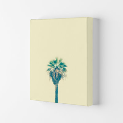 Yellow Palm Tree 1 Piece Wall Art