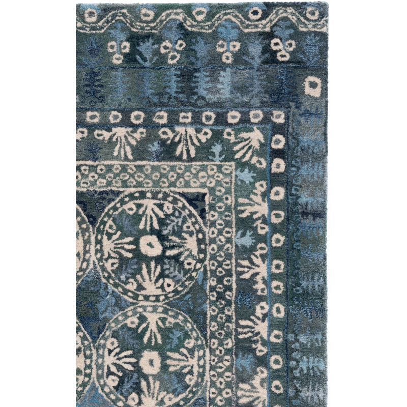 Malvene Hand Tufted Performance Southwestern Rug, Rectangle 6' x 9'