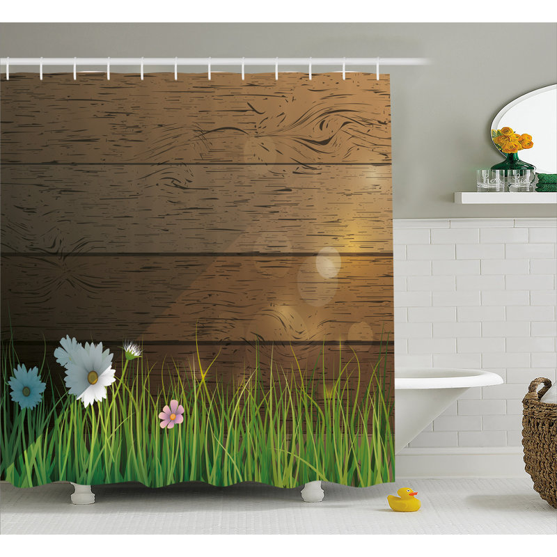 Rideau de douche simple en cascade Kaitlyn, l 69 po x H 75 po
