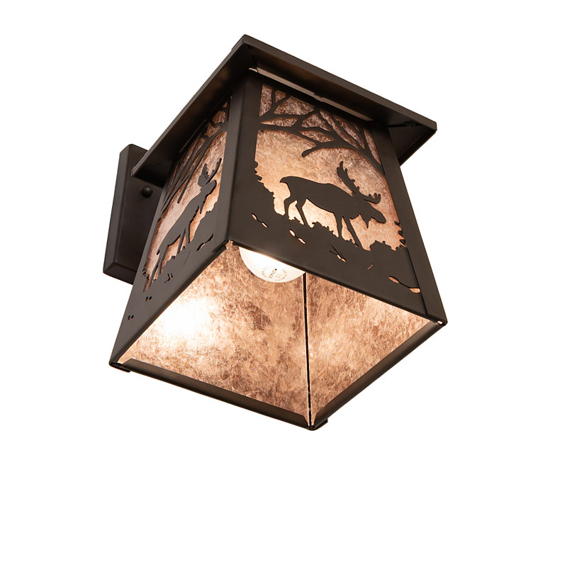 1 - Light Armed Sconce, Silver, Oil Rubbed Bronze