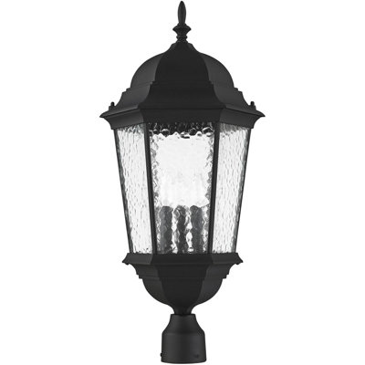 Abat-jour en verre transparent à 3 lumières à 3 lumières TBK