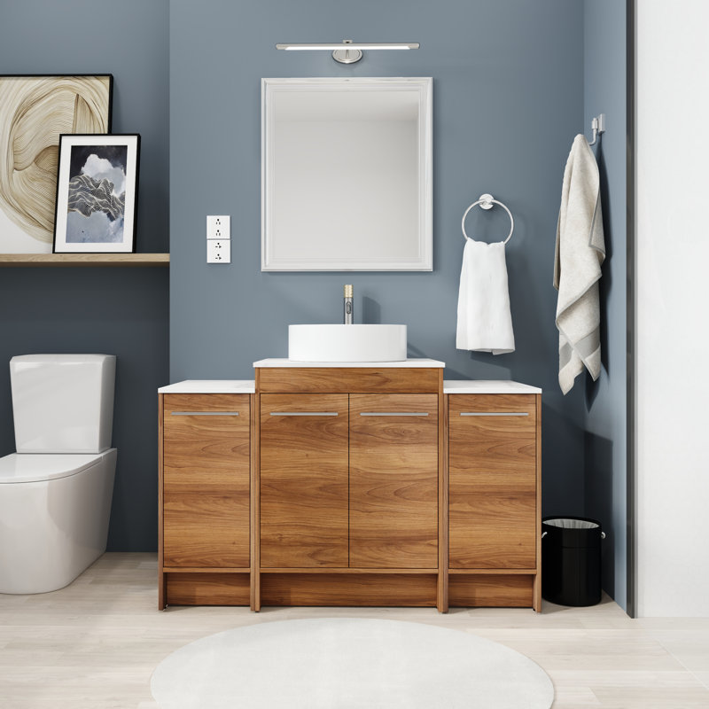 Ensemble de meuble-lavabo simple 47,2 po avec plateau Armillas