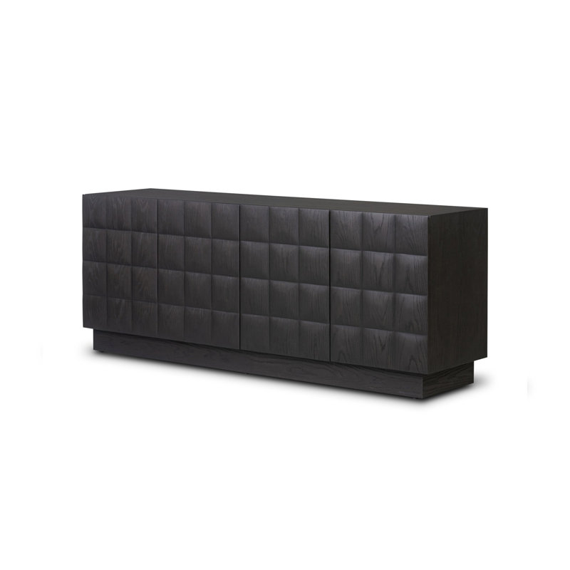 Console média Corin - chêne noir sec