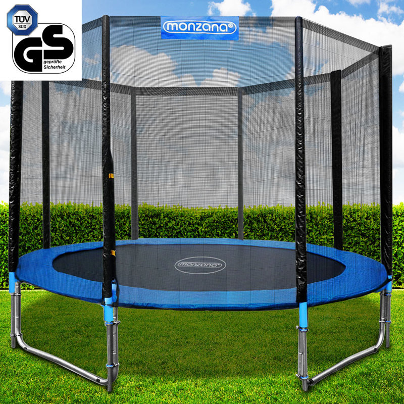 10' Garden Trampoline with Safety Enclosure