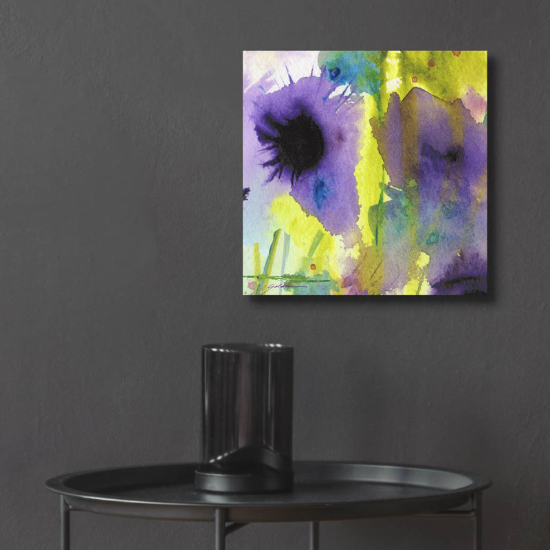 «Purple Essence» par Sheila Golden, H 12 po x l 12 po x P 0,13 po