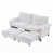 Velours blanc beige est en rupture de stock