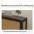 59.06" Brown Rectangular Manufactured Wood Reception Desk-538127759-538127758