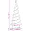 Metal Christmas Tree with Stand Black Steel-969756170