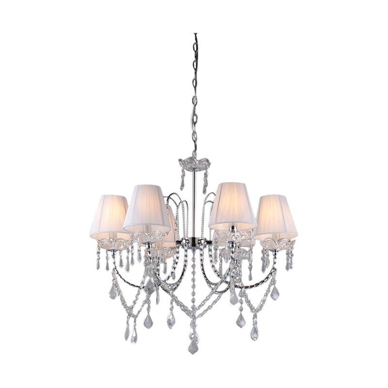 Annette 6 - Light Dimmable Classic / Traditional Chandelier