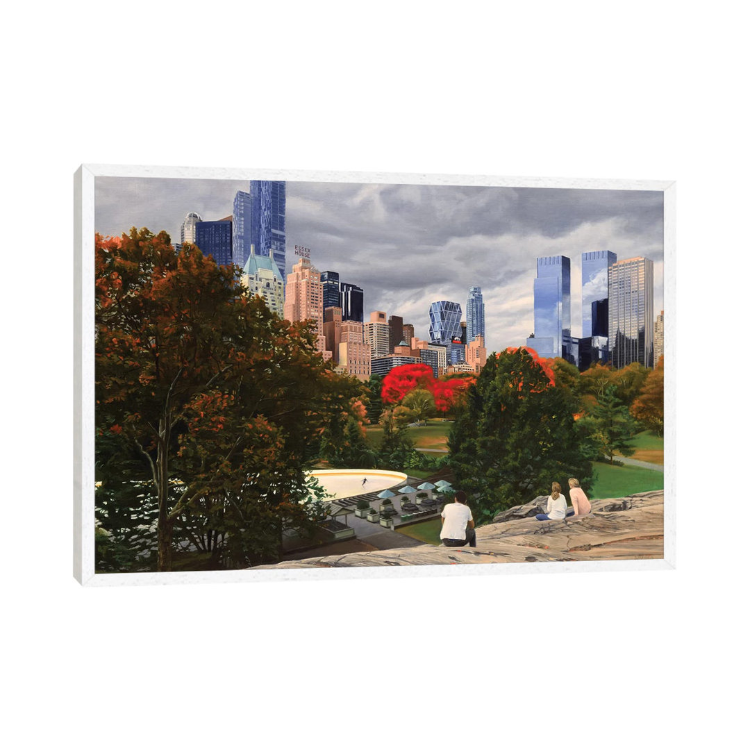 Central Park - Coming Storm von Nick Savides - Galerie-verpackte Leinwand Giclée