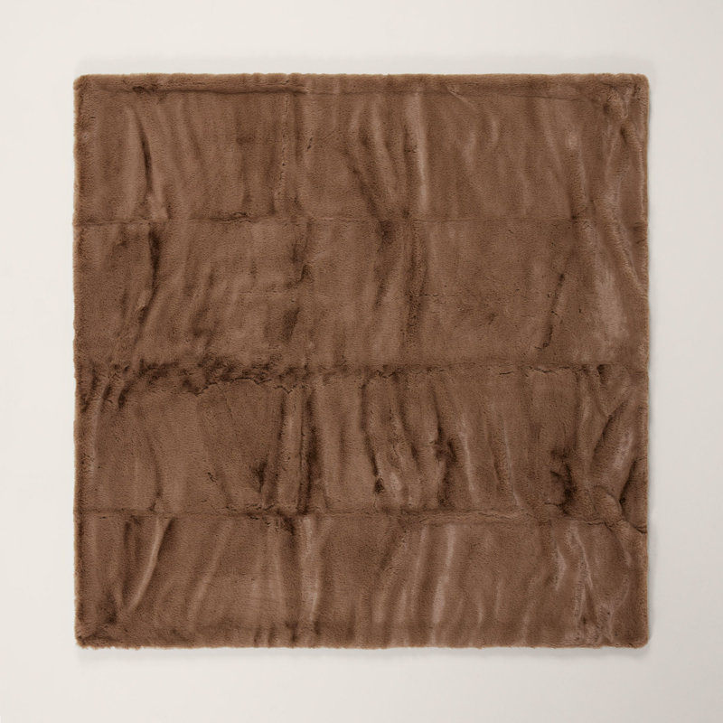 Bianca Madura Throw, W140 x L140cm, Brown