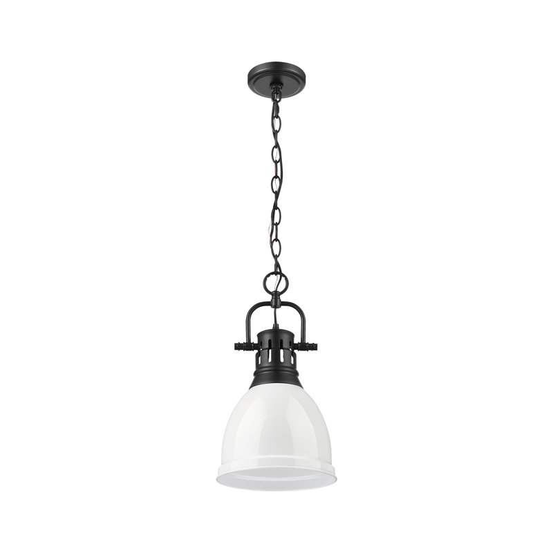Alethia 1 - Light Pendant, White, Matte Black