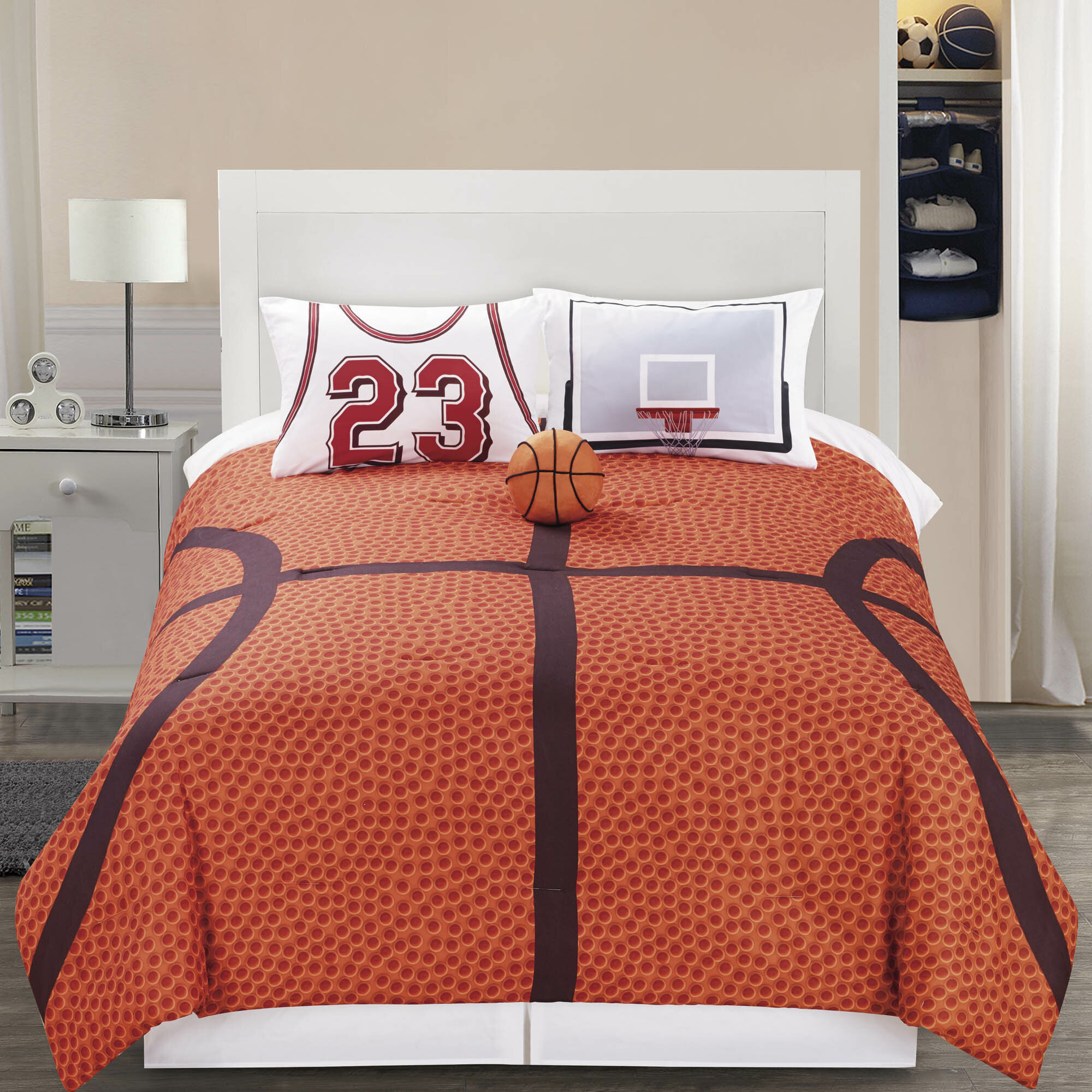 Denver Broncos Twin/Twin XL Status Bed in a Bag Set