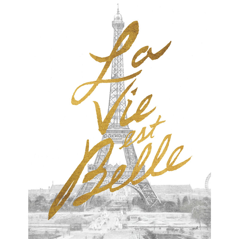 " Gilded Paris ", 32" H x 24" W