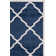 Ammundsen Geometric Navy/Beige Area Rug