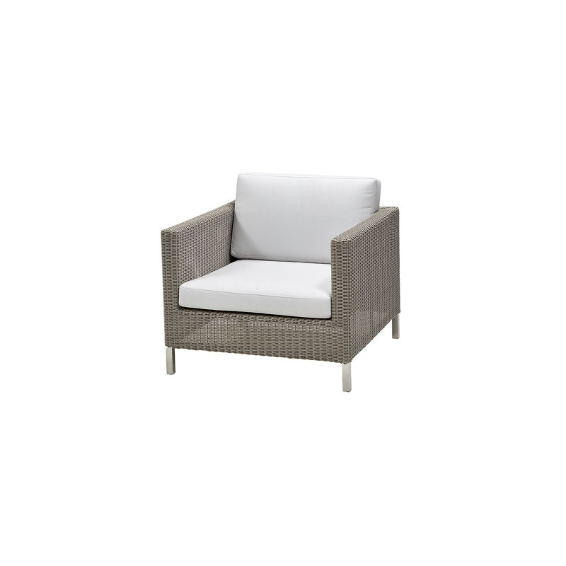 Connect Outdoor Wicker Reversible Patio Sectional with Cushions, Right Hand Facing, Taupe