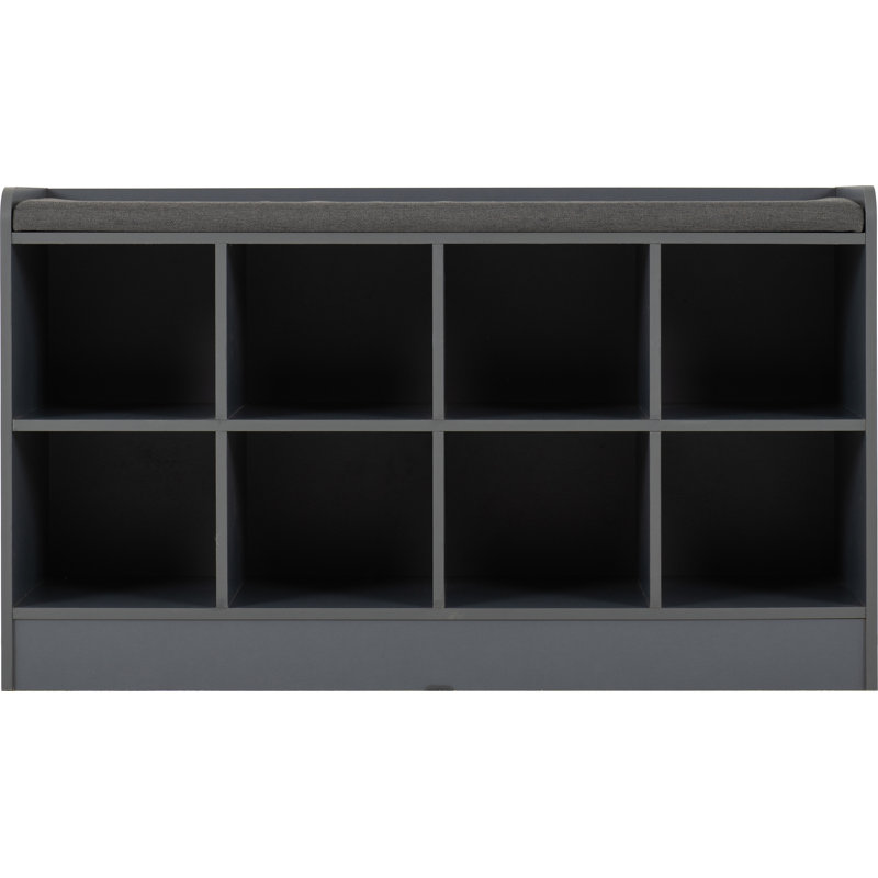 Nicu Shoe Storage Bench, Grey