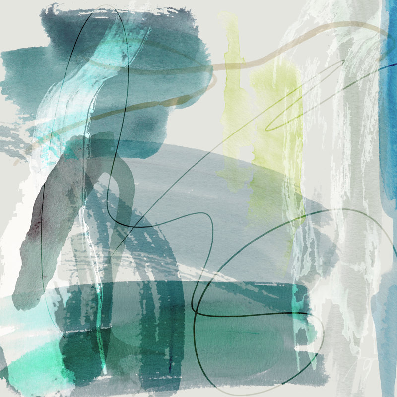 Evening Tide IV by Melissa Wang - Wrapped Canvas Print, 30cm H x 30cm W x 3.8cm D