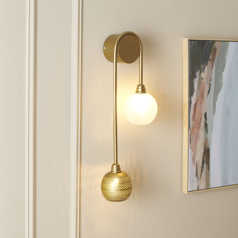 Favets Iron Flush Mounted Sconce