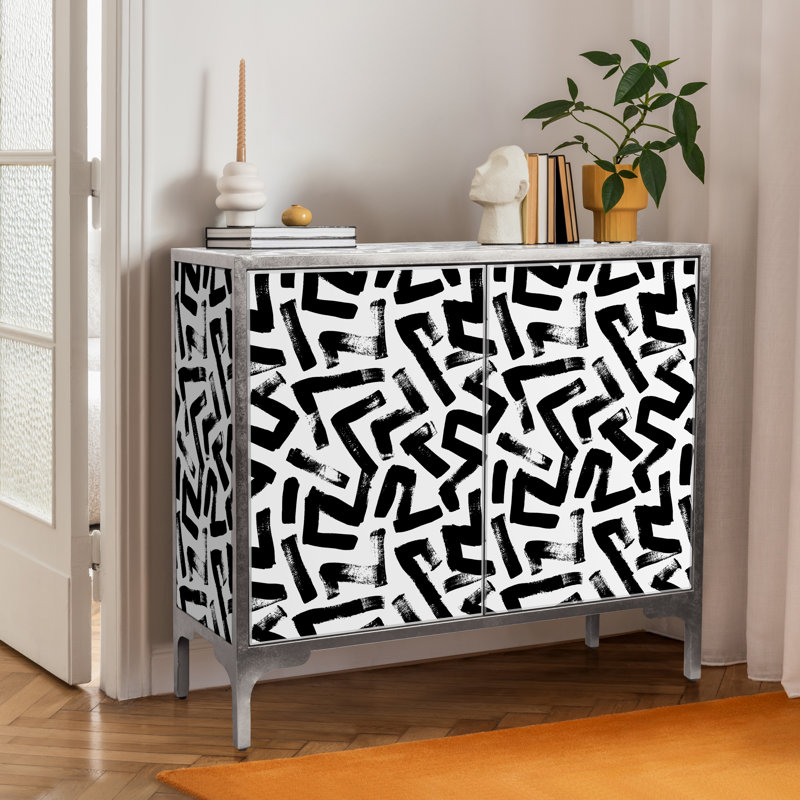 42'' Glass Top Console Table