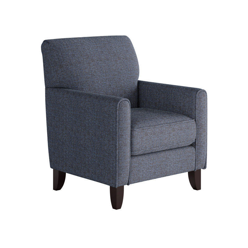 Aravis Upholstered Armchair, Sugarshack Navy Polyester Blend