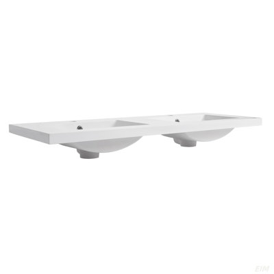 48 Inch Bathroom Vanity Resin Top(Only the Top Sink)