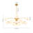 Carren 12 - Light Glass Globe Sputnik Sphere Chandelier 