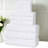 Milo Smart Twist Viscose Cotton Blend Medium Weight Quick Dry Solid Ribbed 9 Piece Bath Towel Set-106691648-106691651