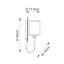 Everiz Steel Armed Sconce-1283794097