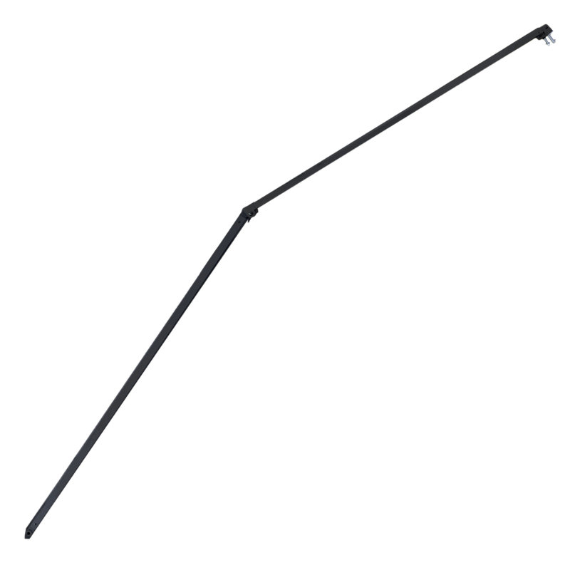 ALEKO Black Aluminum Retractable Awning Replacement Arm, 51.2"