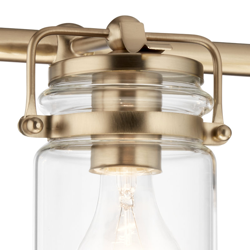 Éclairage de salle de bain à intensité variable 3 lumières Winder, Bronze champagne