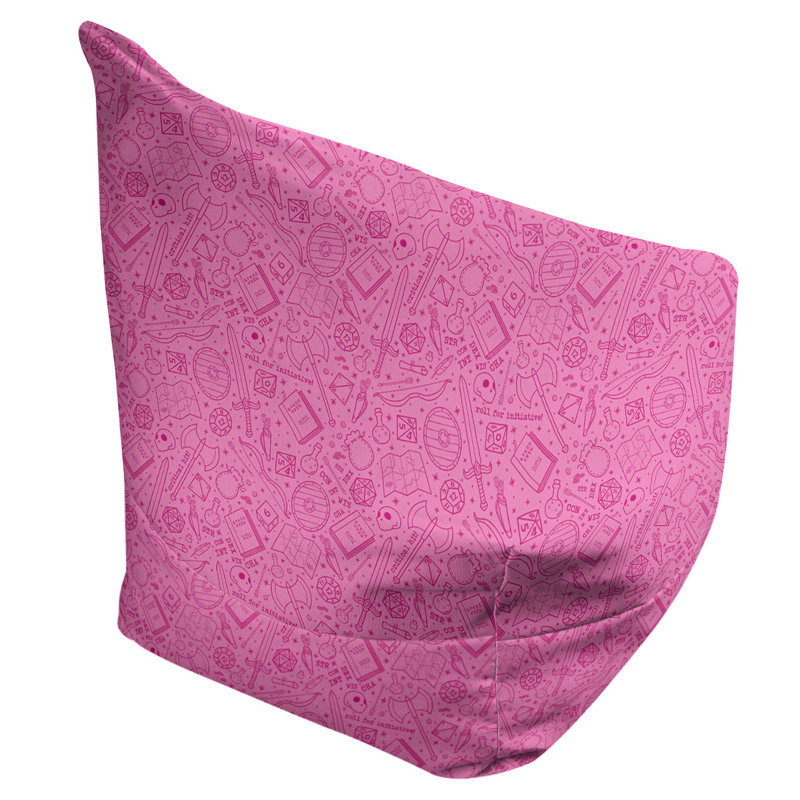 Sac de pois Leffel, H 86 po x L 27 po x P 43 po, Rembourrage poly, Rose