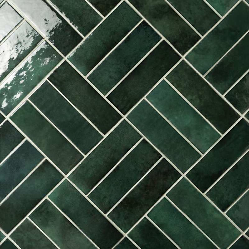 Cloe Ceramic Tile, Green