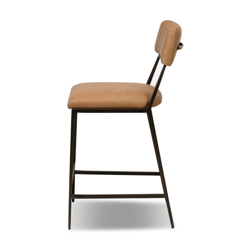 Somerson Upholstered Bar Stool with Metal Frame