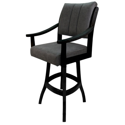 Adaly Extra Tall Swivel Wood Stool