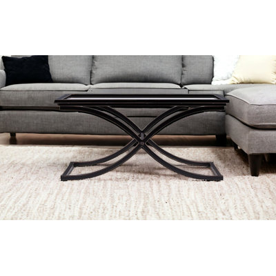 Table basse à roulettes avec rangement