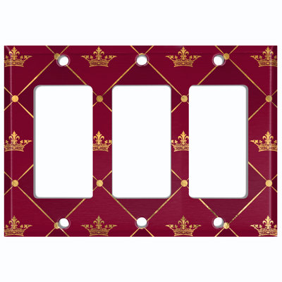 3 - Gang Toggle Light Switch Standard Wall Plate