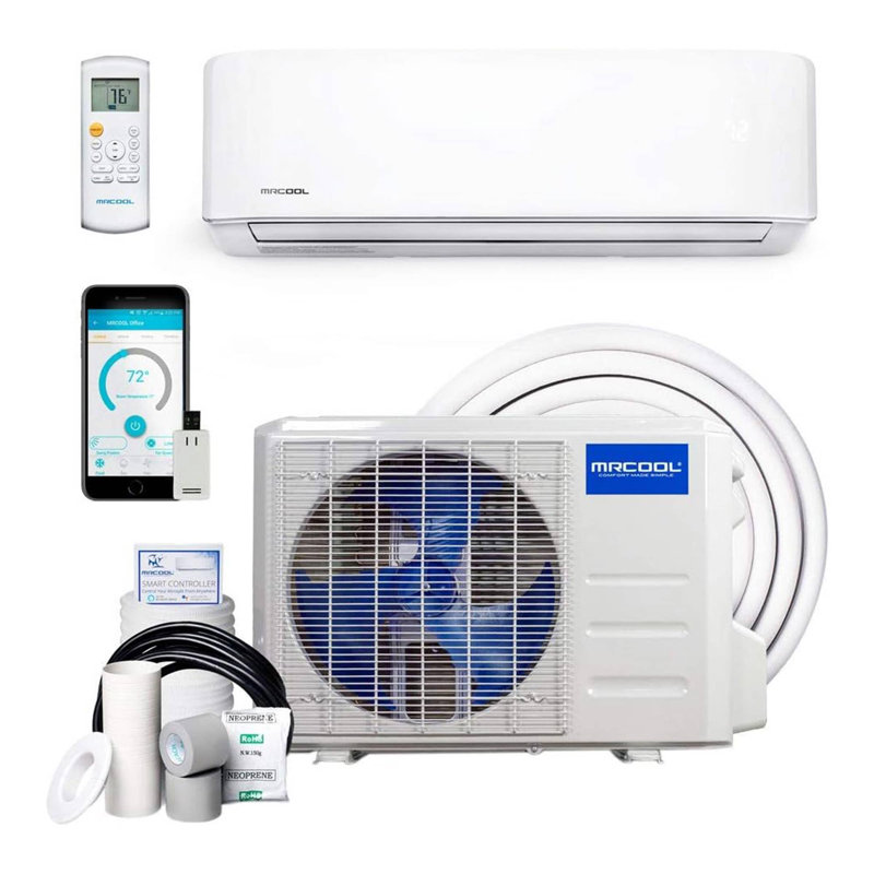 MRCOOL 12,000 BTU White Ductless Mini Split Air Conditioner and Heat Pump