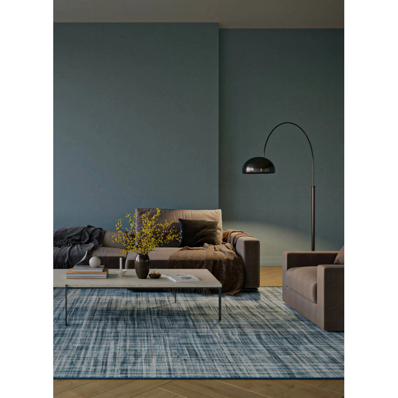 Hayat Area Rug with Non-Slip Backing, Rectangle 2' x 3'