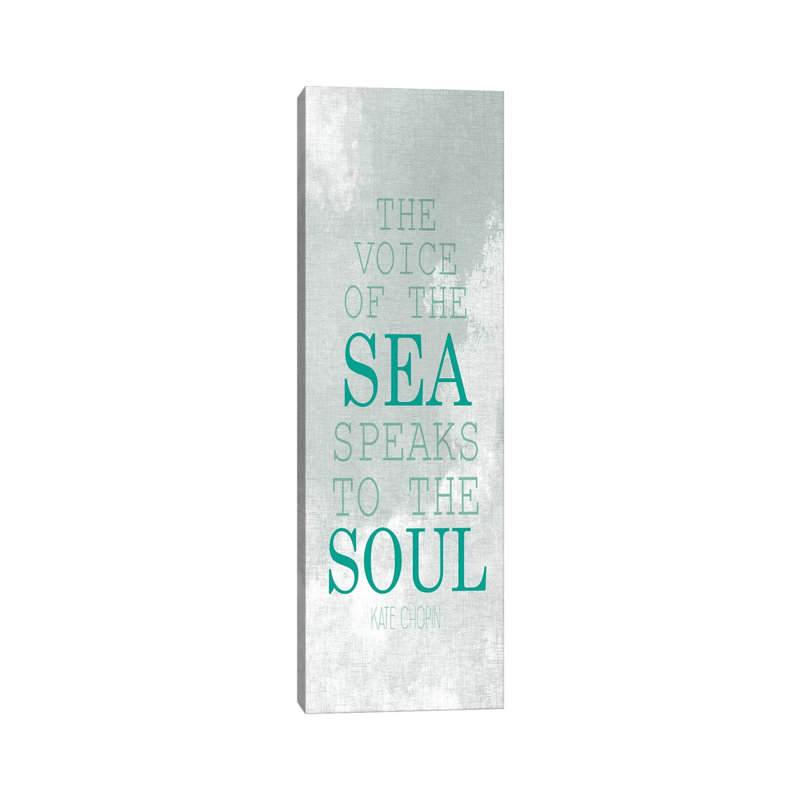 The Voice Of The Sea III by Kimberly Allen - Wrapped Canvas Panoramic Print, 30.48 cm H x 91.44 cm W