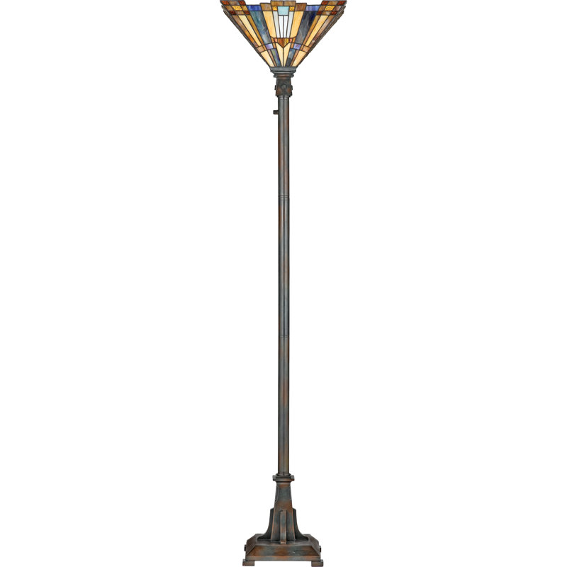 Iftadiye 71'' Valiant Bronze Torchiere Floor Lamp
