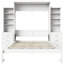 Lit escamotable avec tablettes de rangement et tiroirs Murphy-135497982-135497980