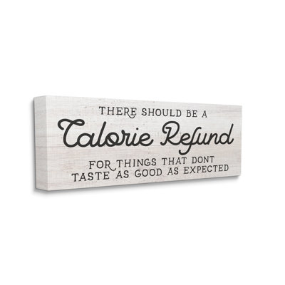 «Calorie Refund Don't Taste Good»