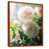 Toile avec cadre flottant brun