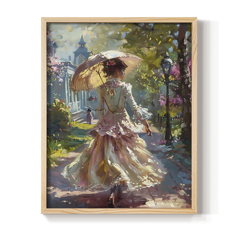 «WOMEN Series DCCXVII», reproduction encadrée - bois massif, Naturel, H 15 po x l 12 po