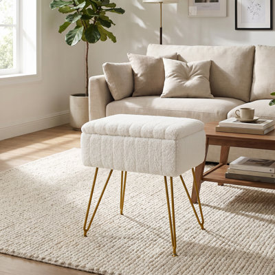 Solid Wood Accent Stool