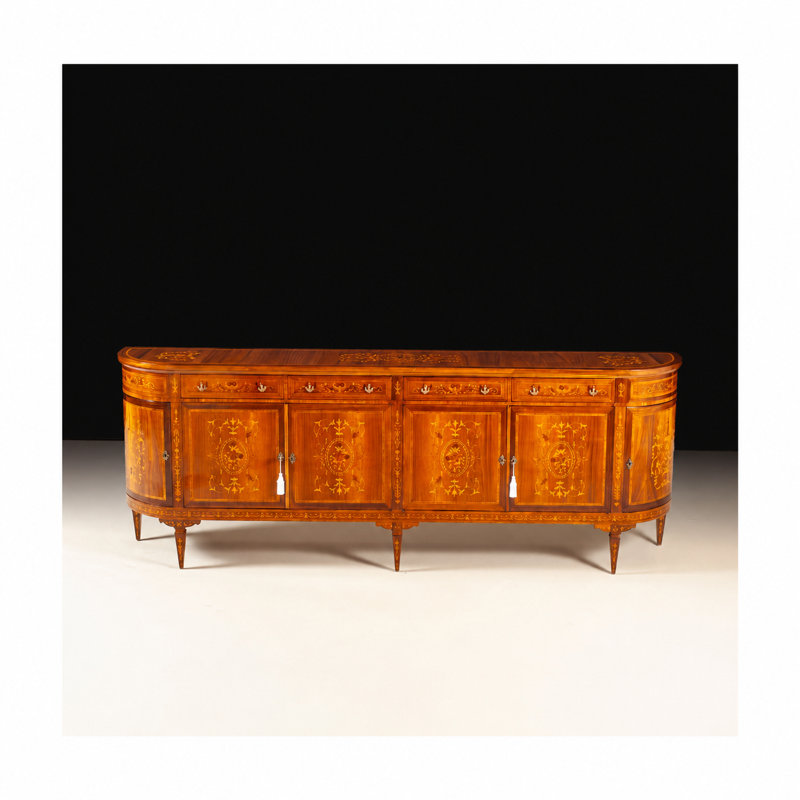 Italian Antique Marquetry Buffet