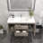 Seoul 48 " W Wall Mounted Wall Mounted 1 Single Vanity Bathroom Vanity With Acrylic Top-470529989