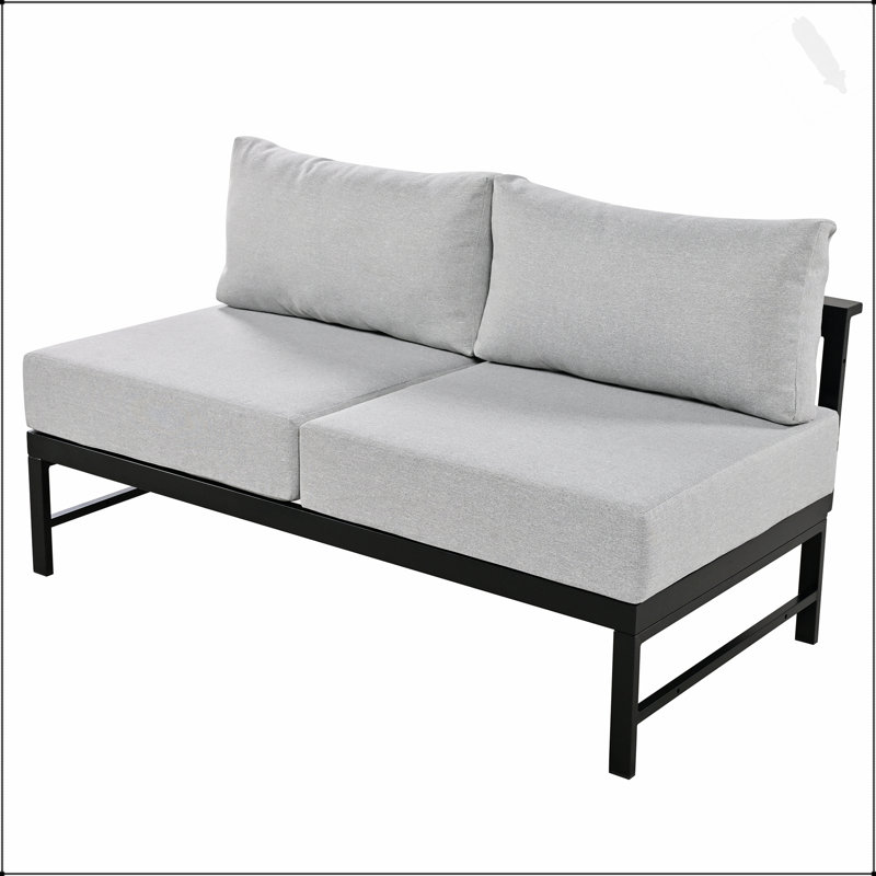 Ensemble de canapé d'extérieur en forme de U pour plusieurs personnes, durable et spacieux pour les jardins, les cours et les balcons